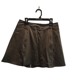 Terry‎ Women’s Cycling Skort Small Olive Green Athletic Golf Tennis Skirt 14”